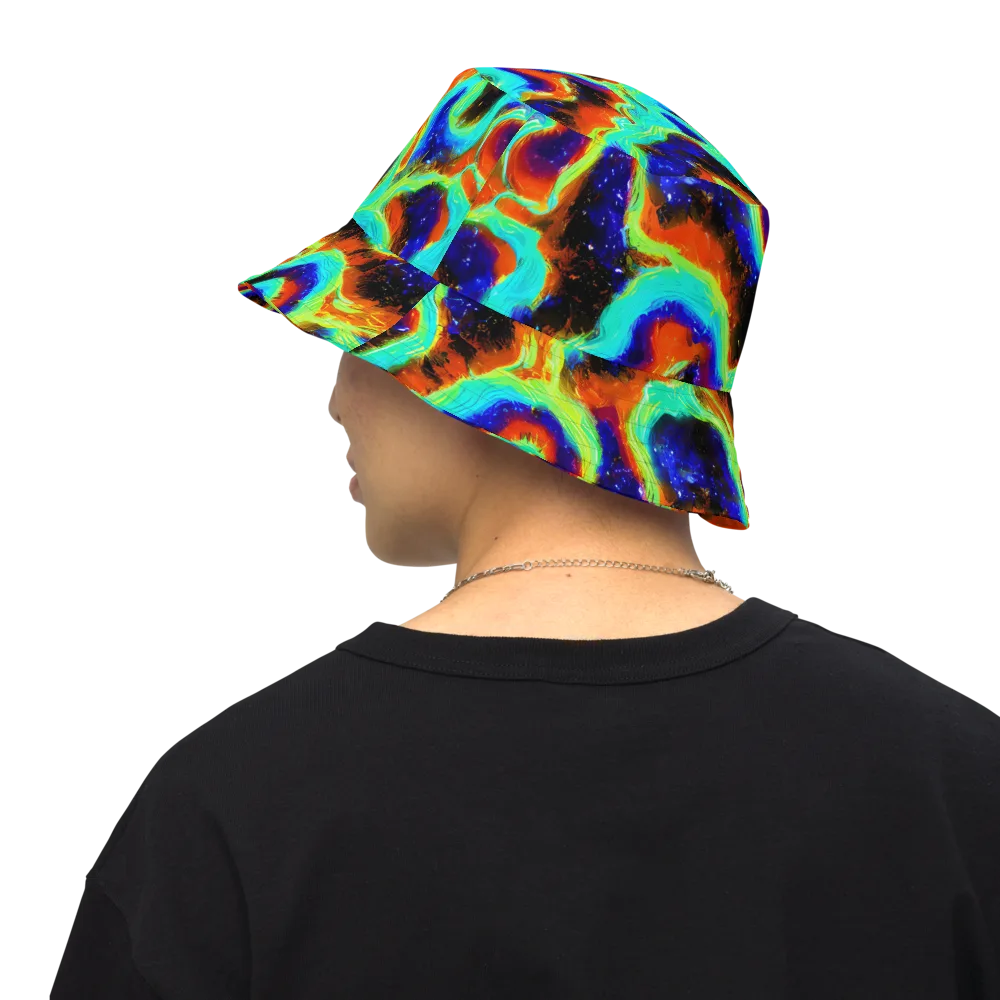 Solar Seafoam on Reversible Bucket Hat — Back Inside