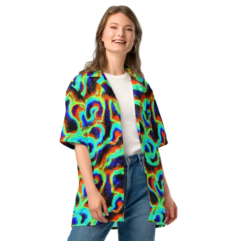 Solar Seafoam on Button Shirt — Front