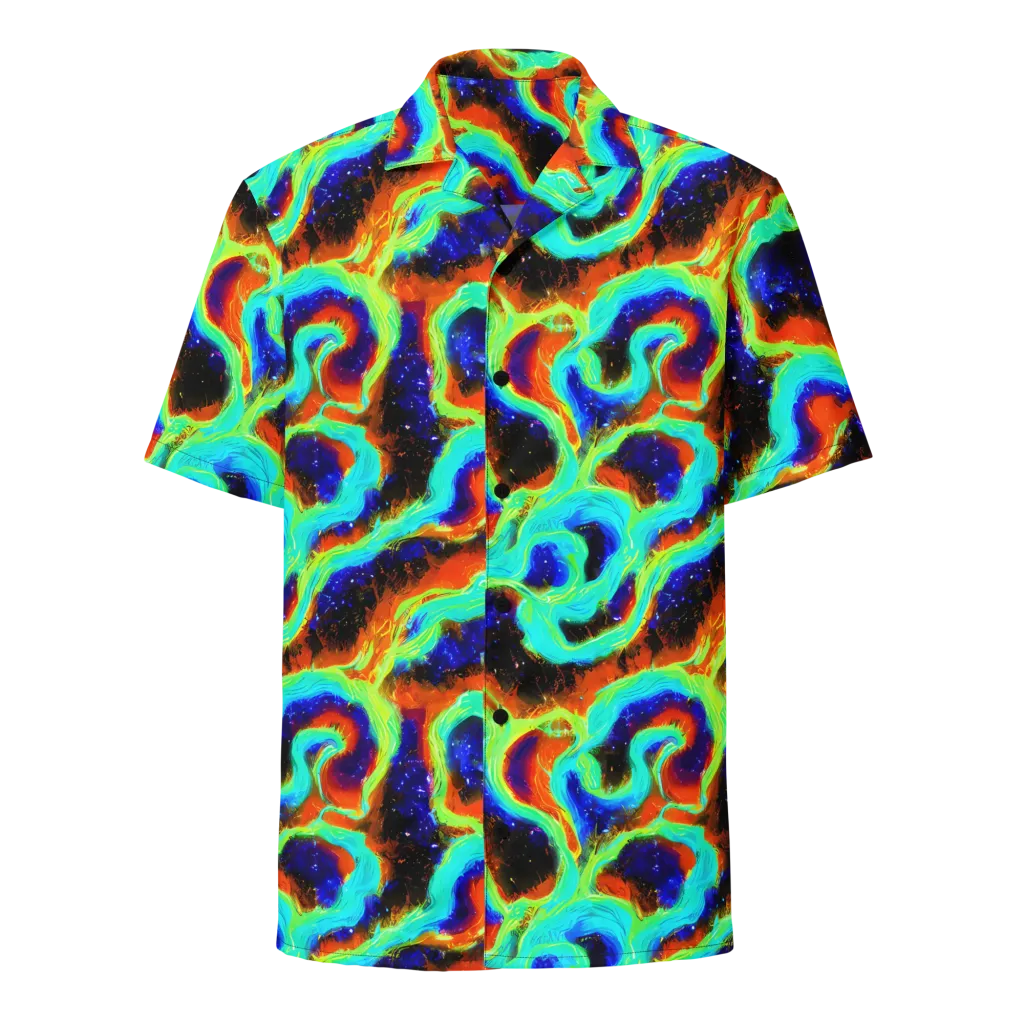 Solar Seafoam on Button Shirt — Front