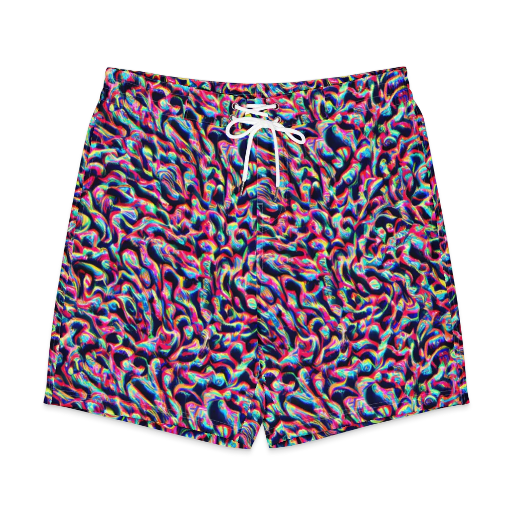 The Chromatic Wave on Men's Board Shorts — Front