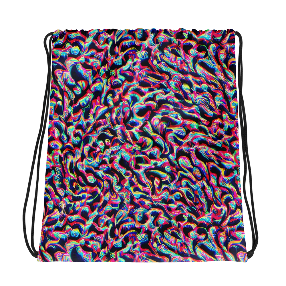 The Chromatic Wave on Drawstring Bag — Photo