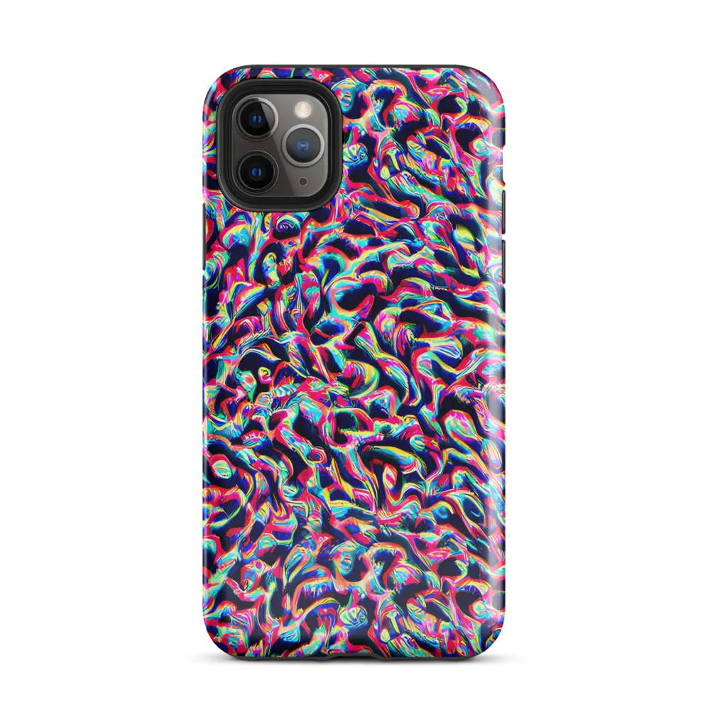 The Chromatic Wave on Tough Case for iPhone® — Front