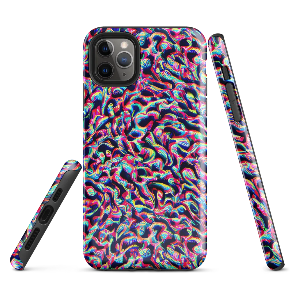 The Chromatic Wave on Tough Case for iPhone® — Front