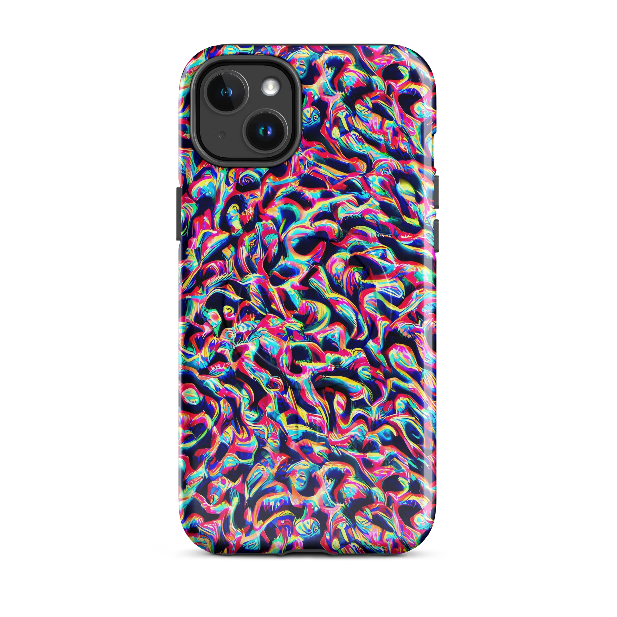 The Chromatic Wave on MagSafe Tough Case for iPhone® — Front