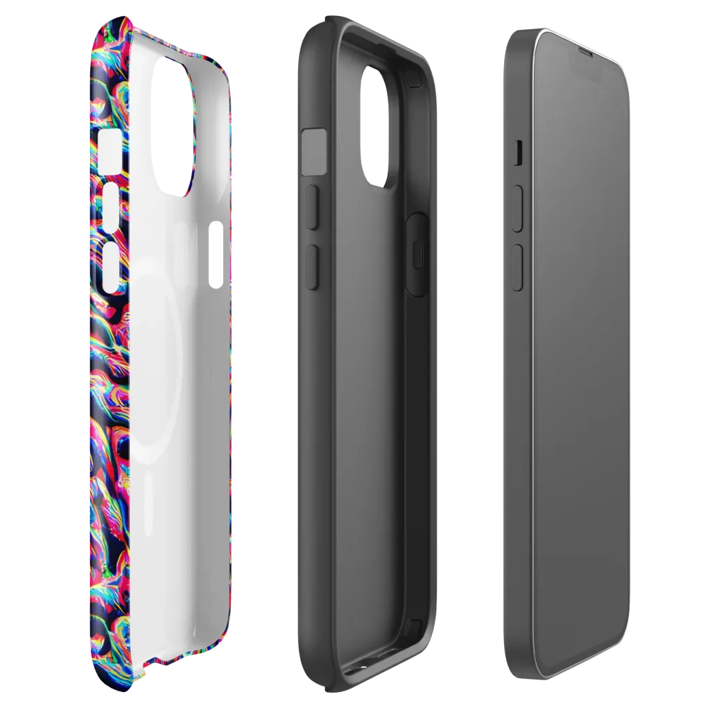 The Chromatic Wave on MagSafe Tough Case for iPhone® — Front