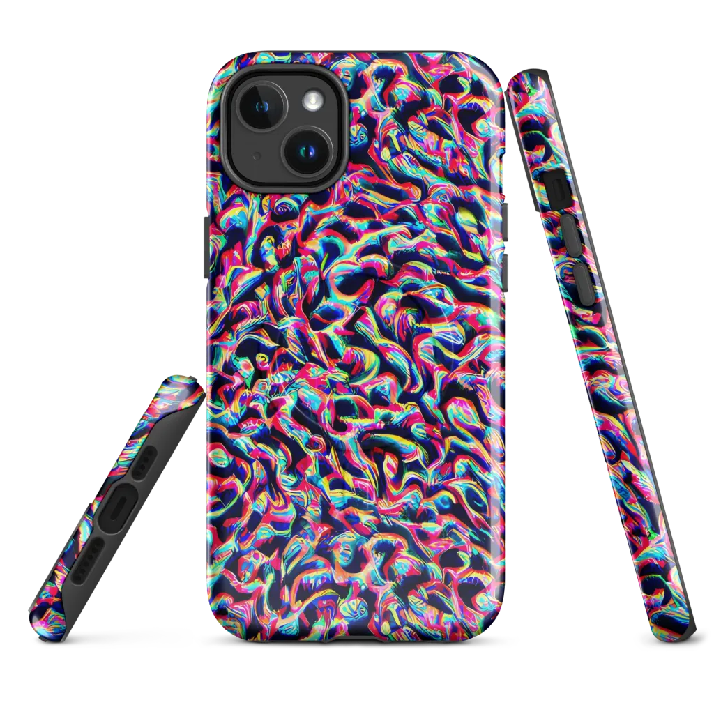 The Chromatic Wave on MagSafe Tough Case for iPhone® — Front
