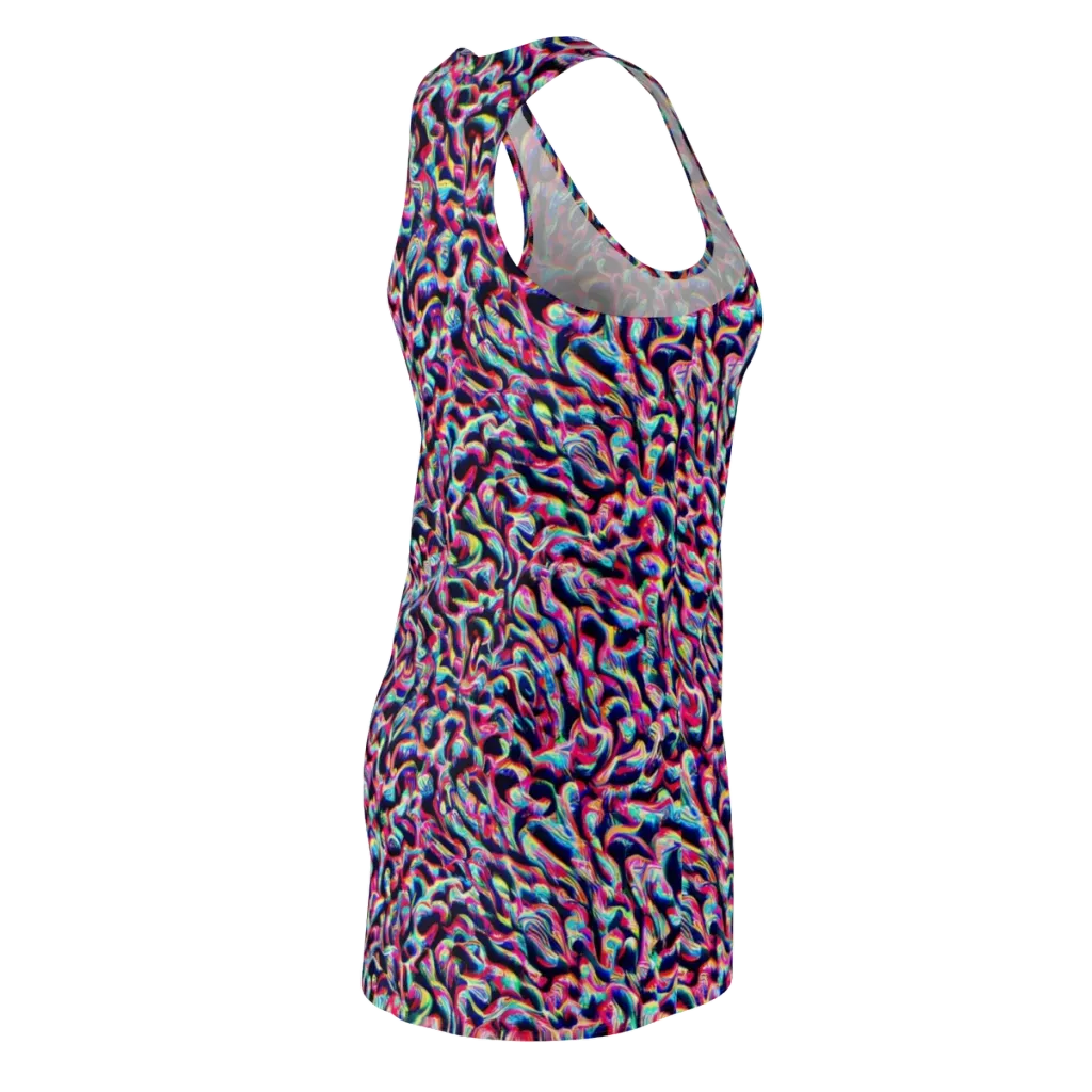 The Chromatic Wave on Racerback Dress — Back Side