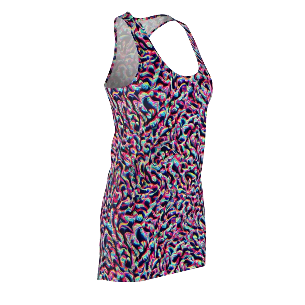 The Chromatic Wave on Racerback Dress — Front Side