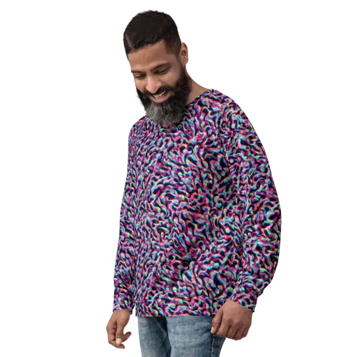The Chromatic Wave on a Sweatshirt