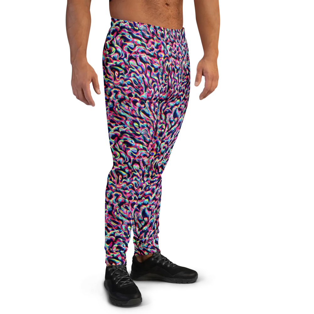 The Chromatic Wave on Men's Joggers — Right