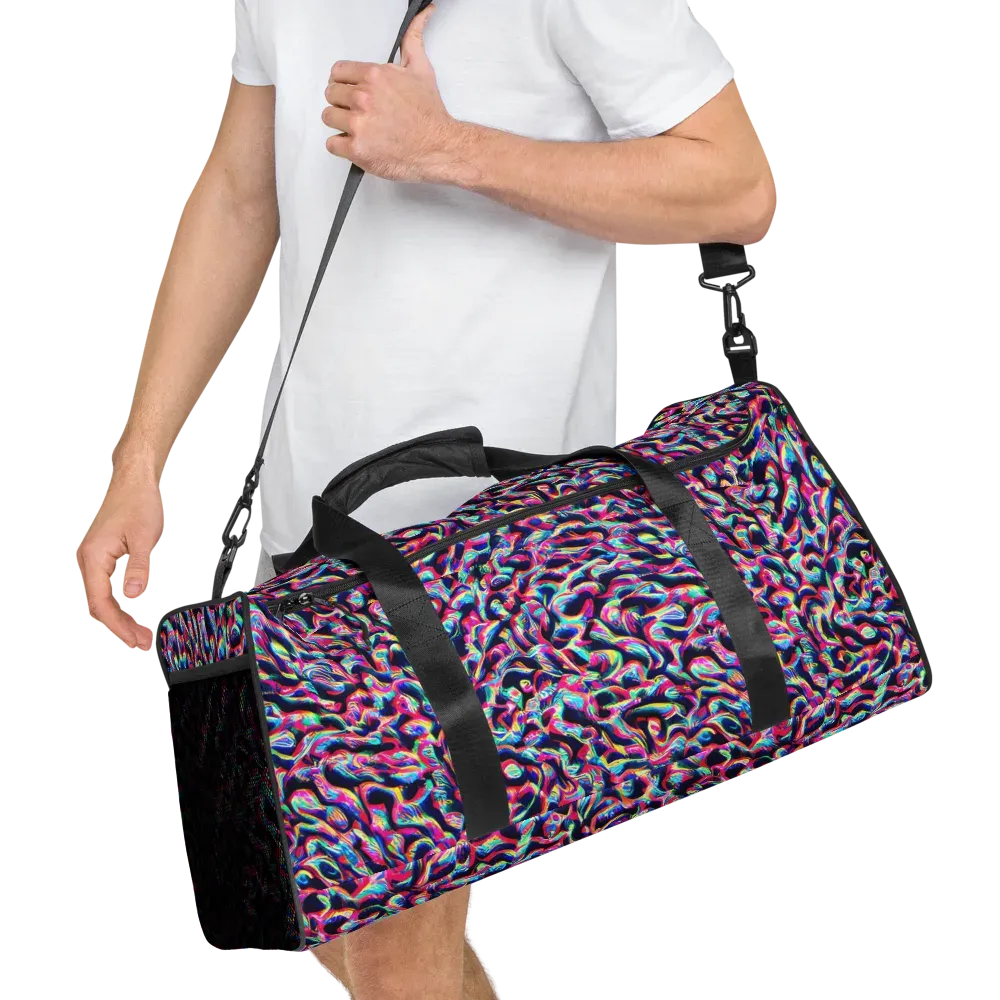 The Chromatic Wave on Duffle Bag — Right Front