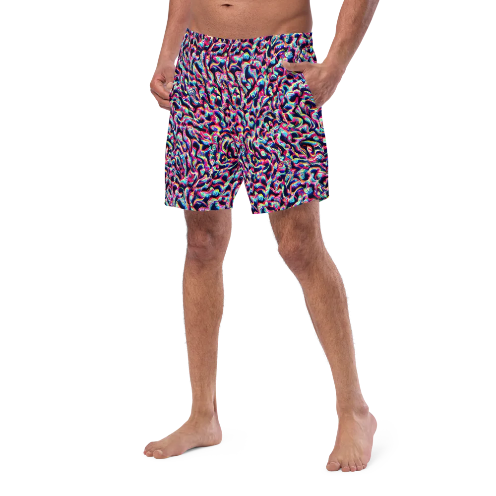 The Chromatic Wave on Swim Trunks — Left Front