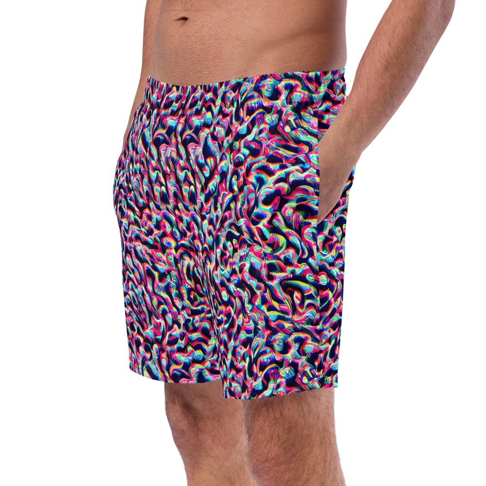 The Chromatic Wave on Swim Trunks — Left Front