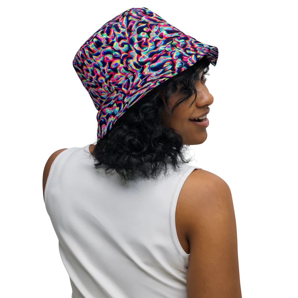 The Chromatic Wave on Reversible Bucket Hat — Right Outside