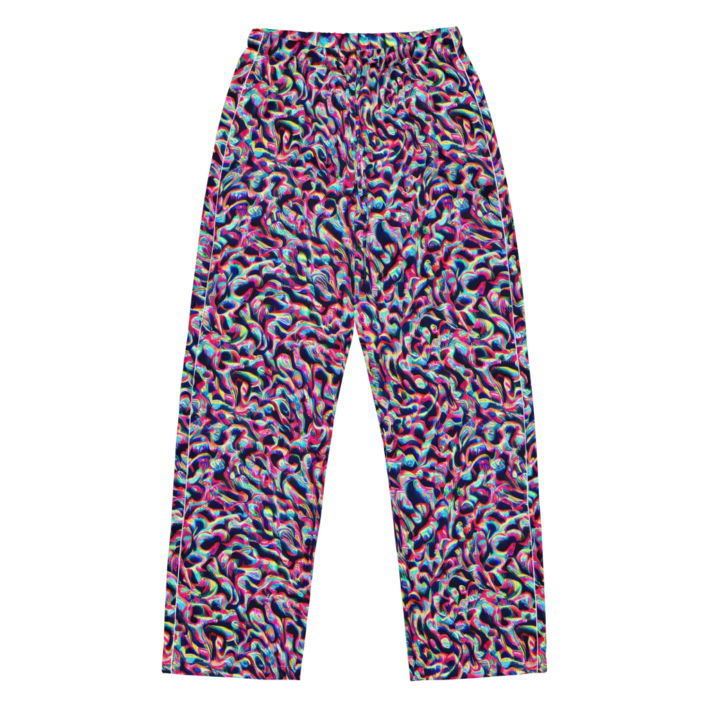 The Chromatic Wave on Women's Pajama Pants — Front