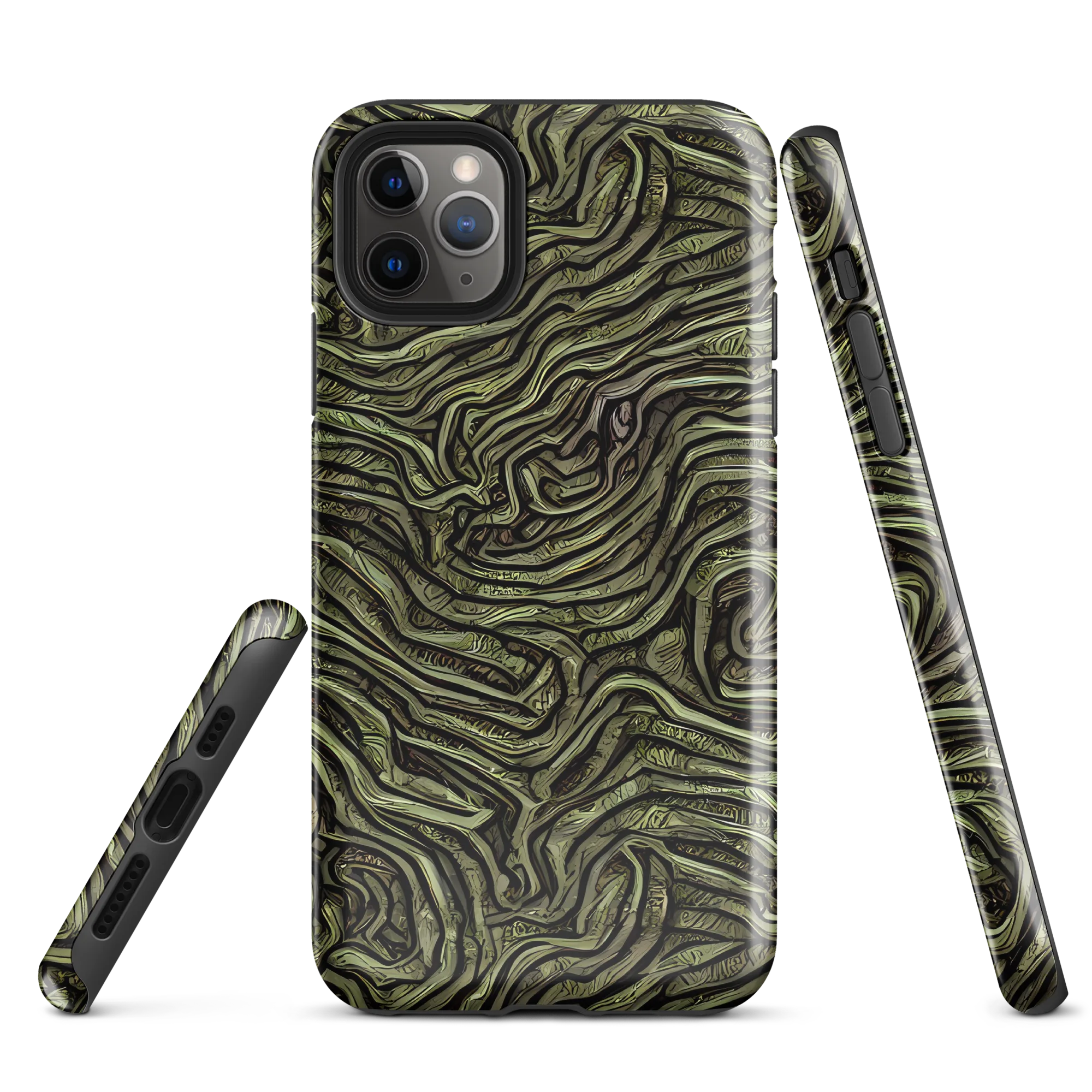 Moss Current on Tough Case for iPhone® — Front
