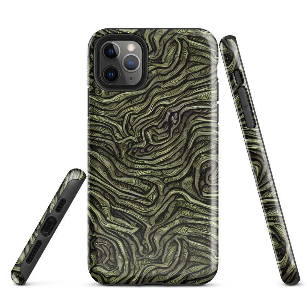 Moss Current on Tough Case for iPhone® — Front