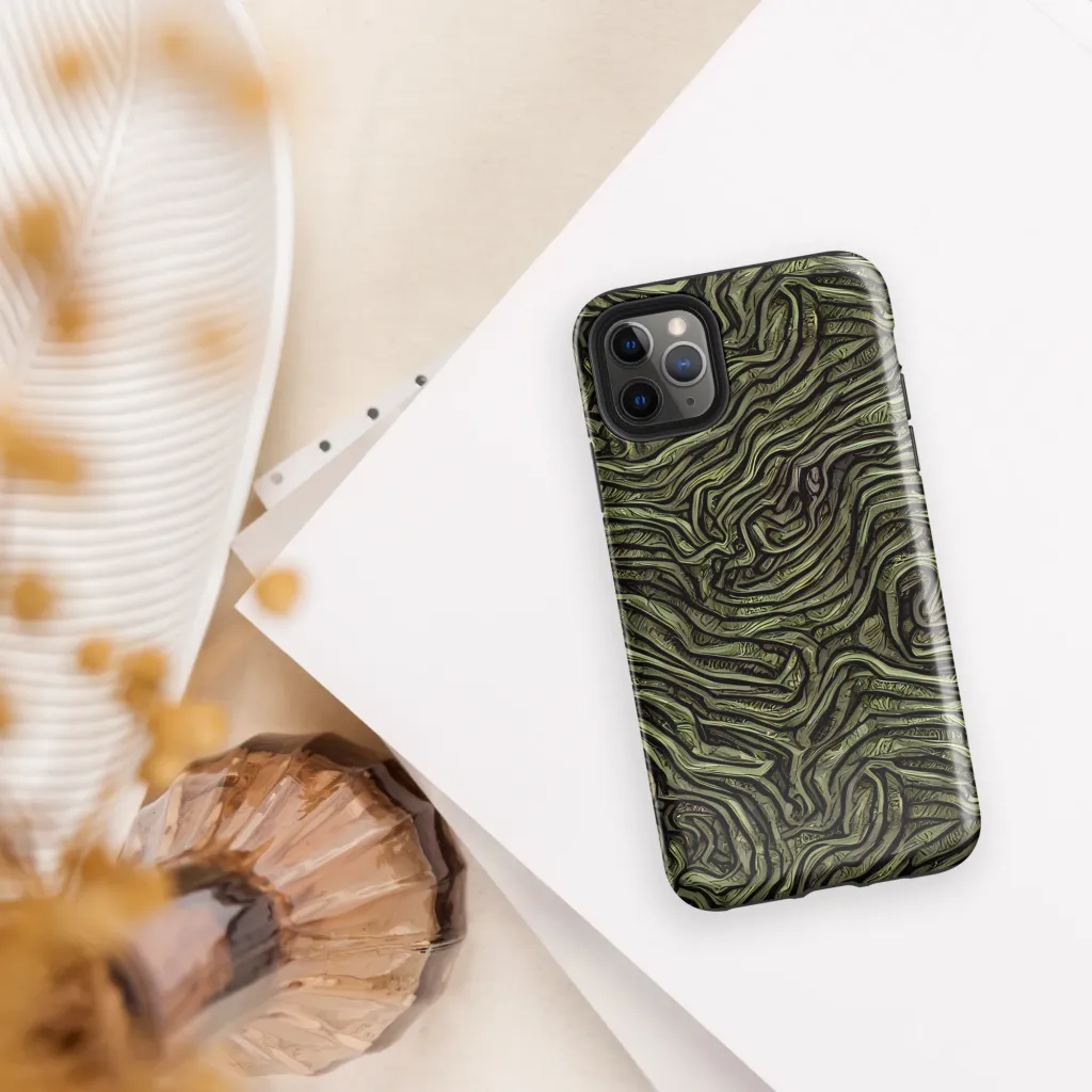 Moss Current on Tough Case for iPhone® — Front
