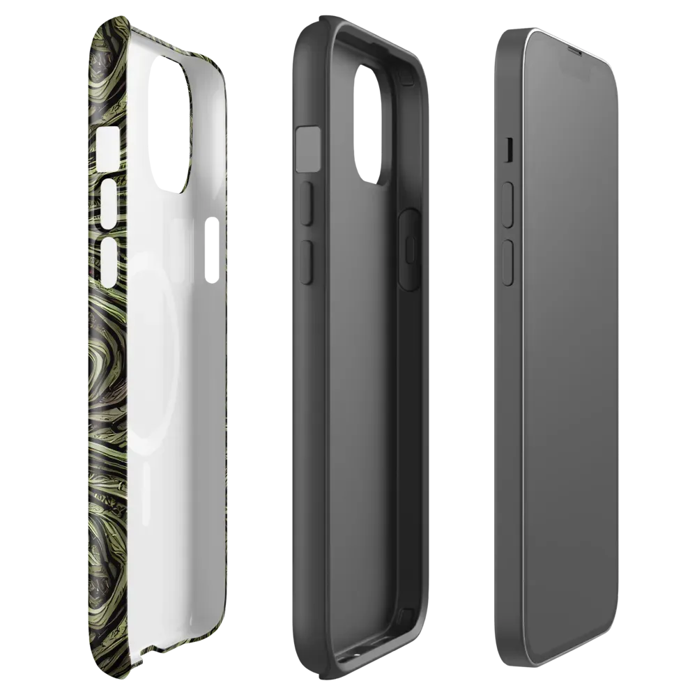 Moss Current on MagSafe Tough Case for iPhone® — Front