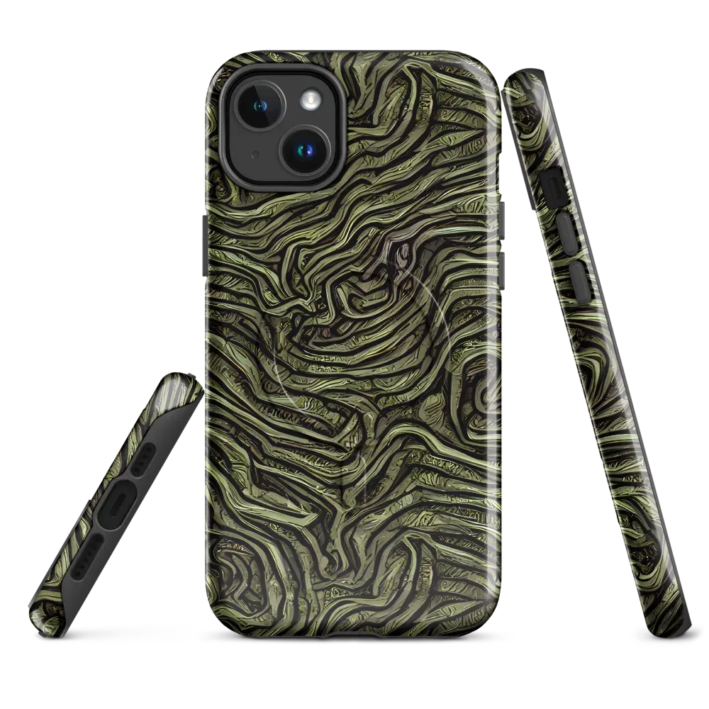 Moss Current on MagSafe Tough Case for iPhone® — Front