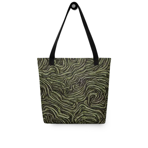 Moss Current on a Tote Bag