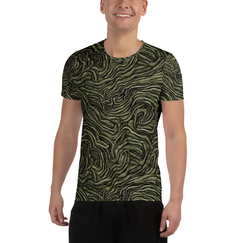 Moss Current on Men's Athletic T-Shirt — Front