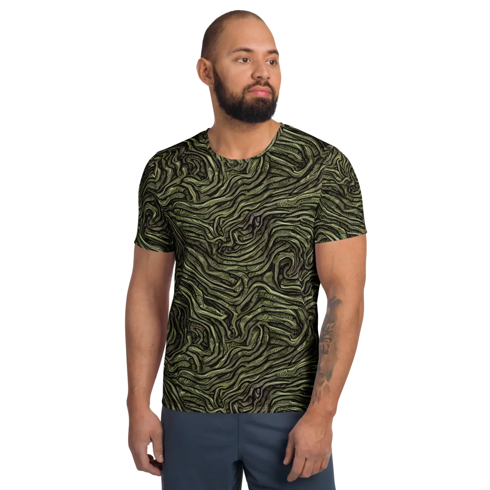 Moss Current on Men's Athletic T-Shirt — Front