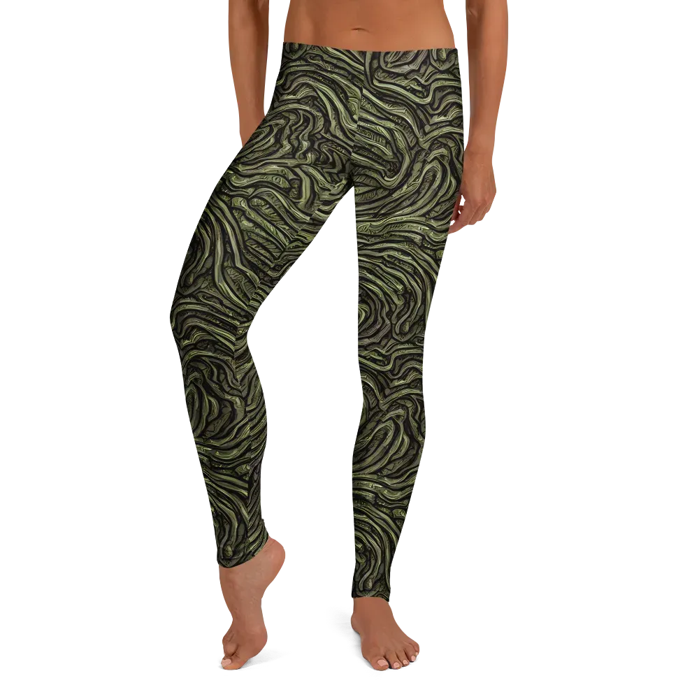 Moss Current on Leggings — Front