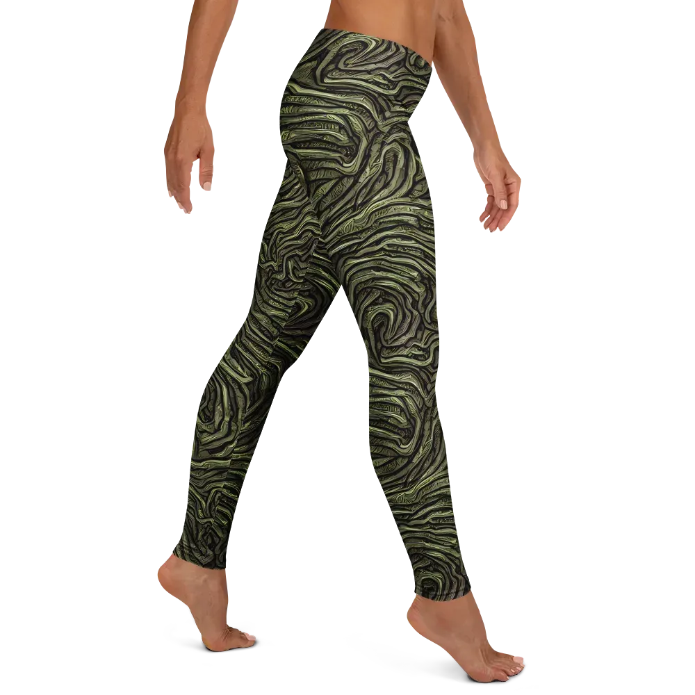 Moss Current on Leggings — Right