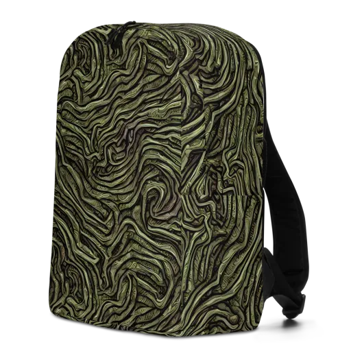 Moss Current on a Minimalist Backpack