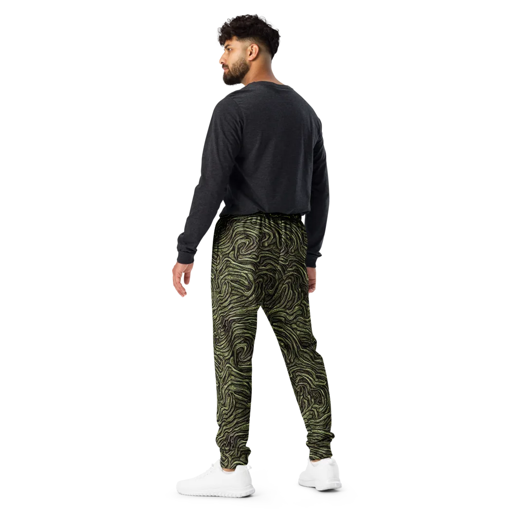 Moss Current on Men's Joggers — Back