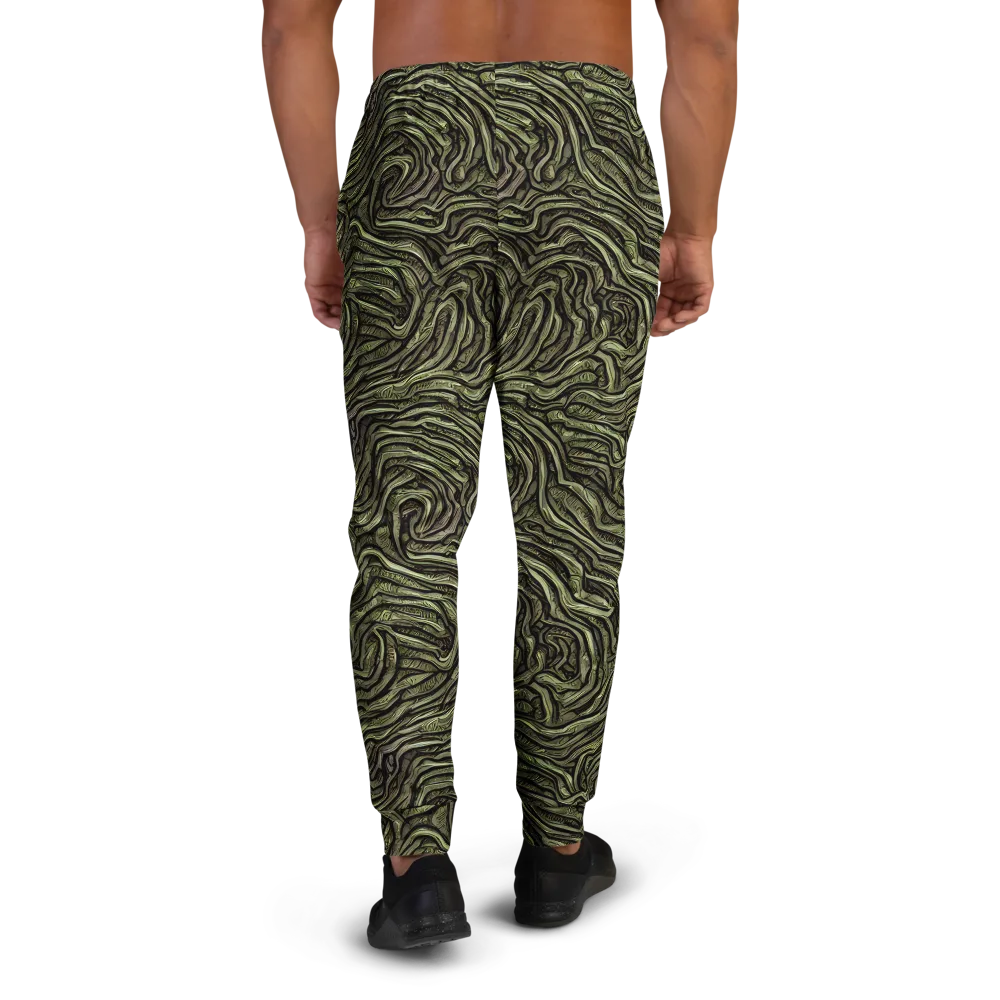 Moss Current on Men's Joggers — Back