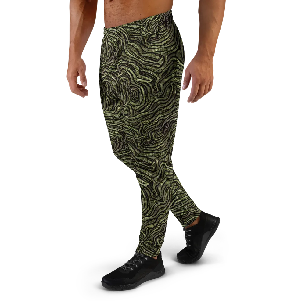 Moss Current on Men's Joggers — Left