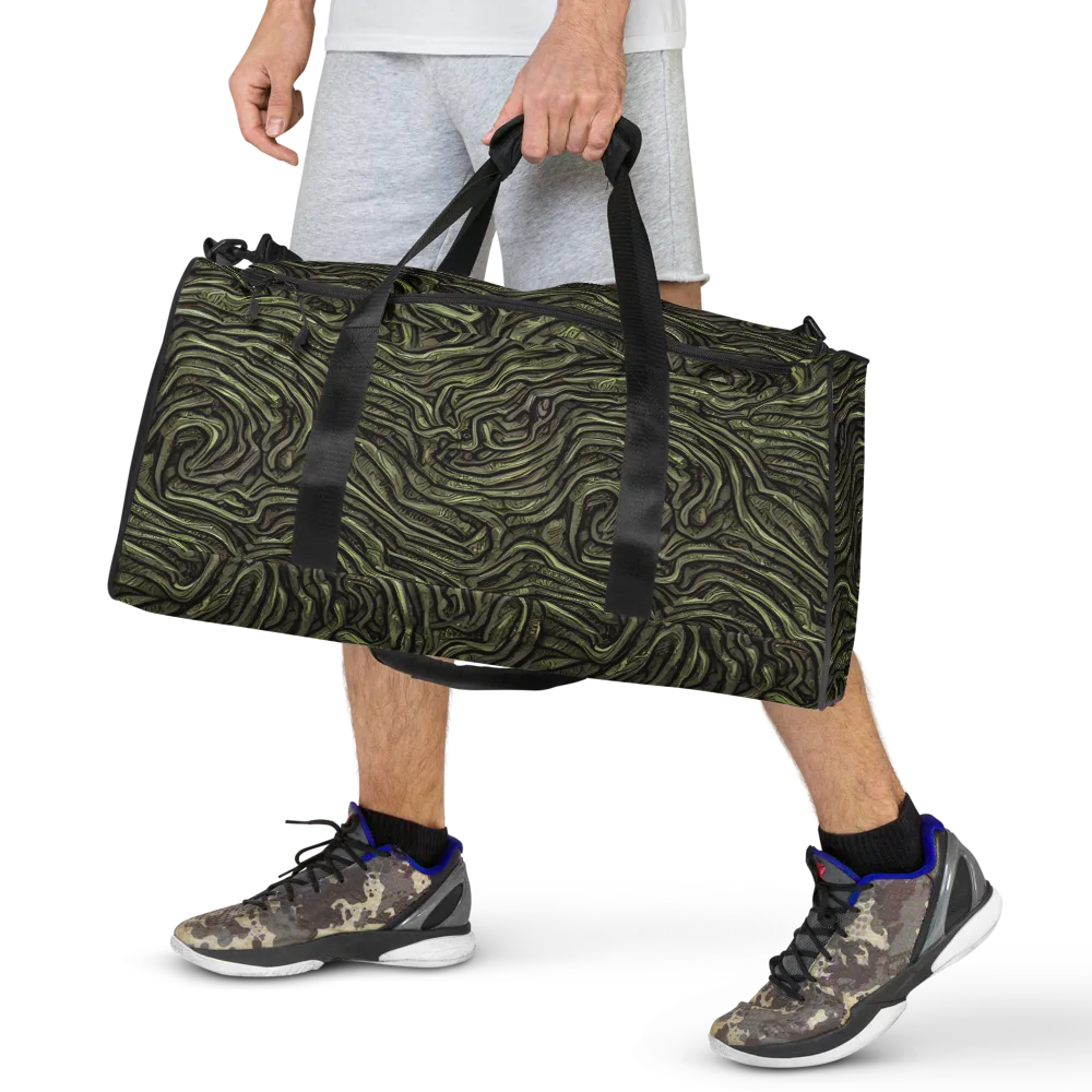 Moss Current on Duffle Bag — Front