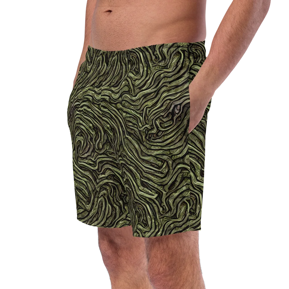 Moss Current on Swim Trunks — Left Front