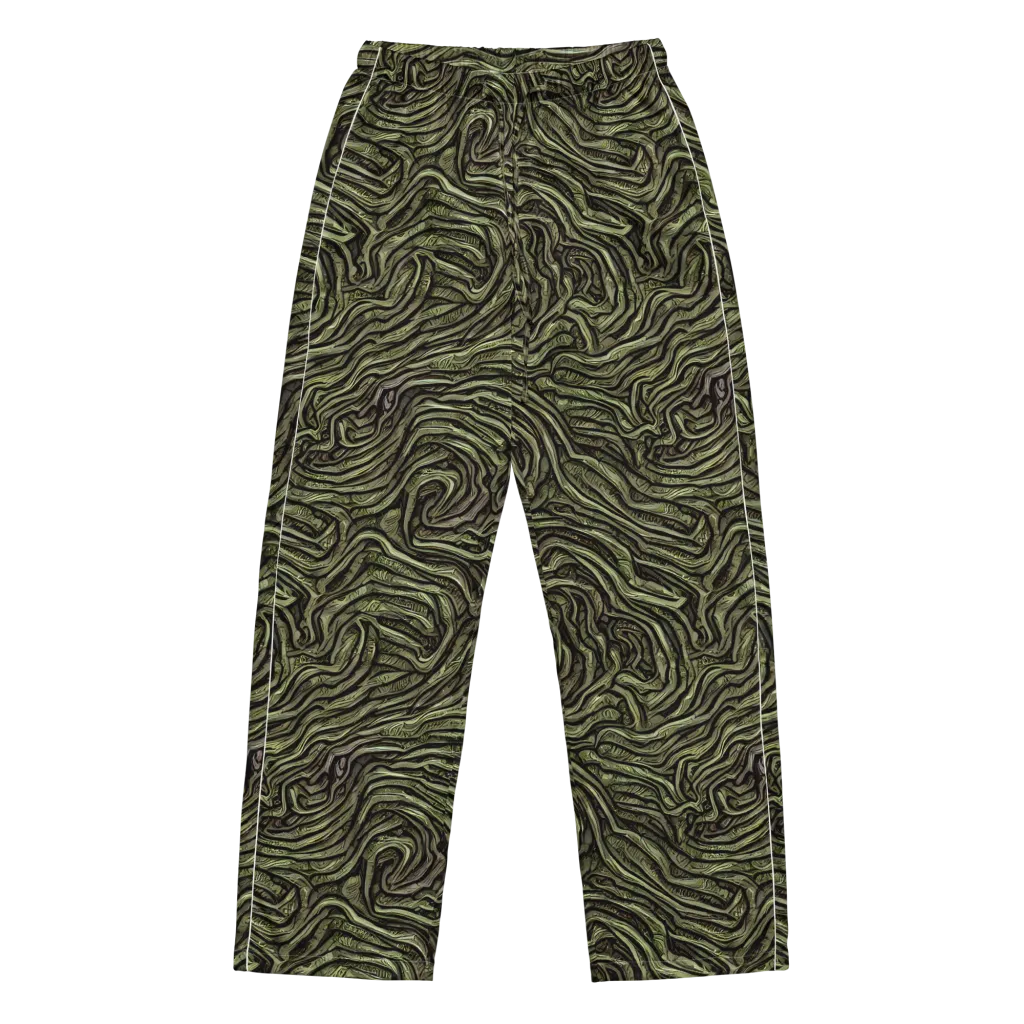Moss Current on Women's Pajama Pants — Front