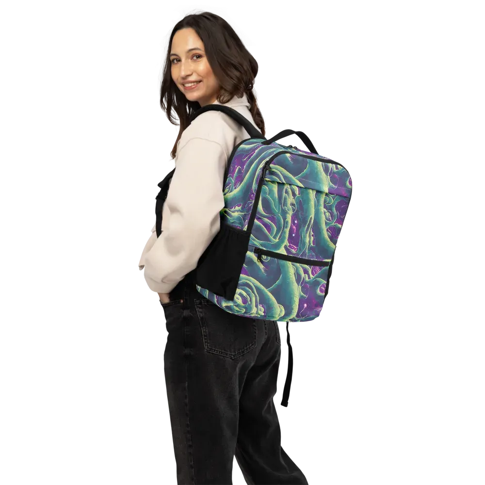 Viridian Flux on Utility Backpack — Back