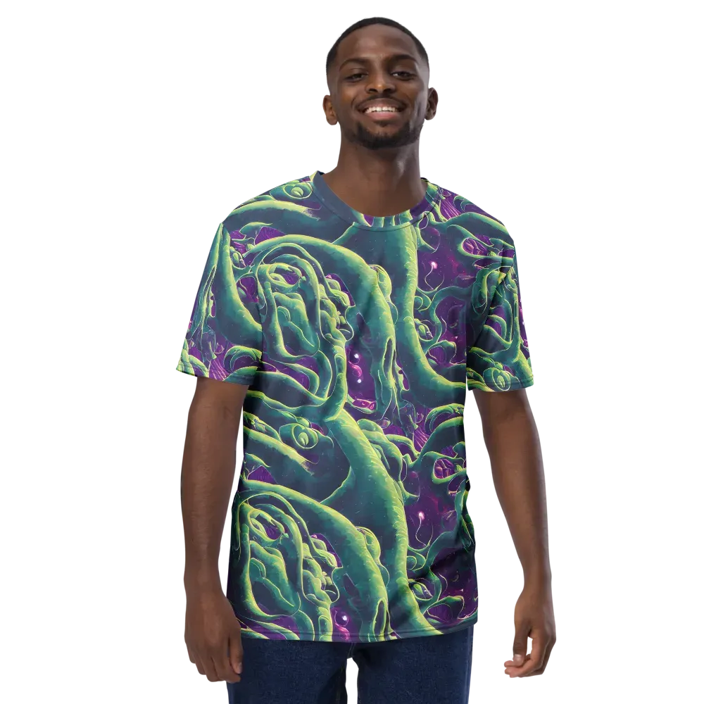 Viridian Flux on Men's Crew Neck T-Shirt — Front