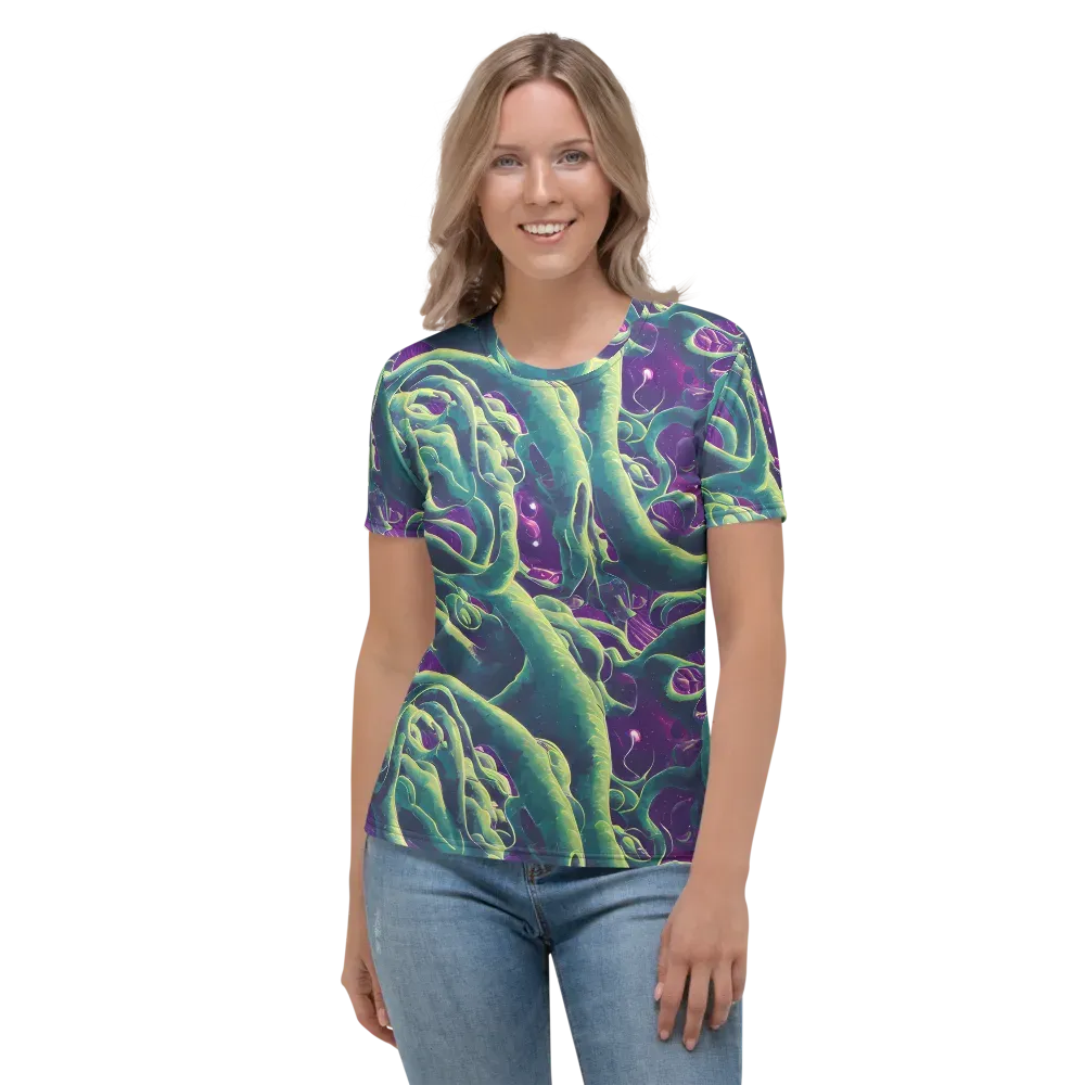 Viridian Flux on Women's Crew Neck T-Shirt — Front