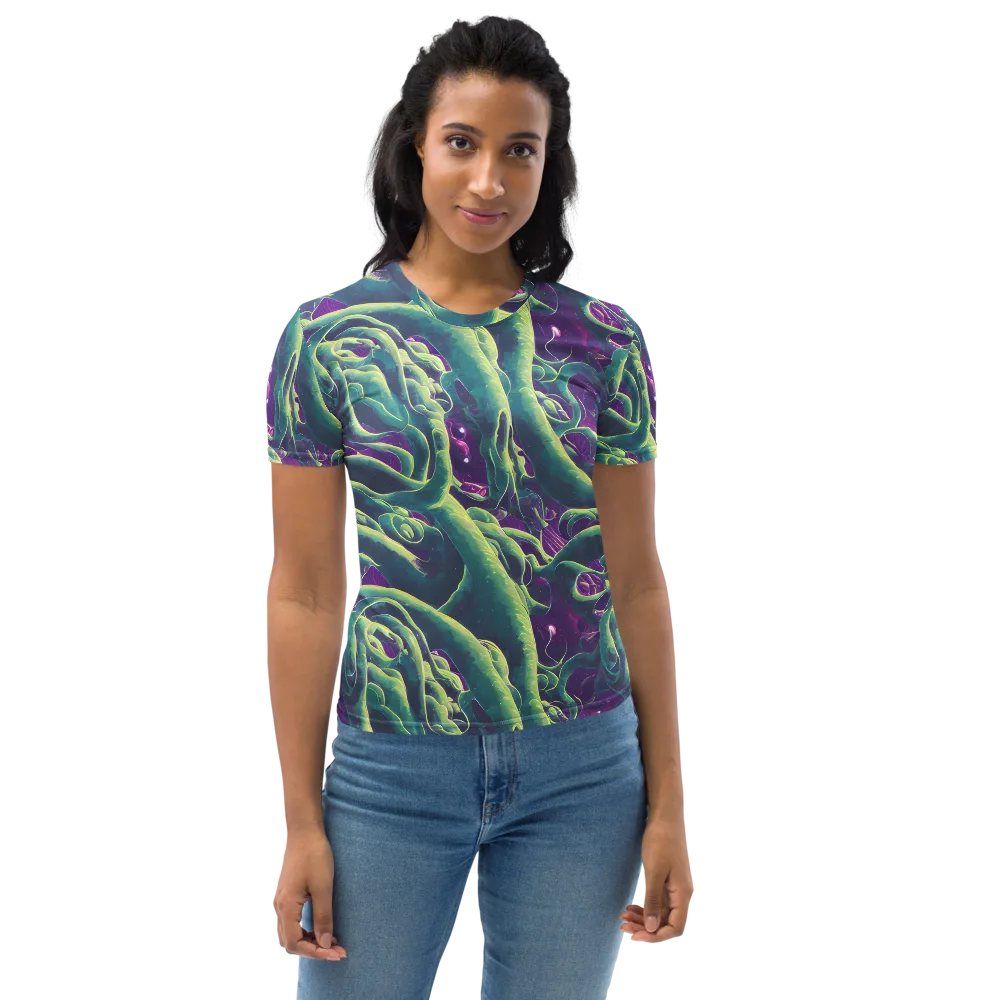 Viridian Flux on Women's Crew Neck T-Shirt — Front