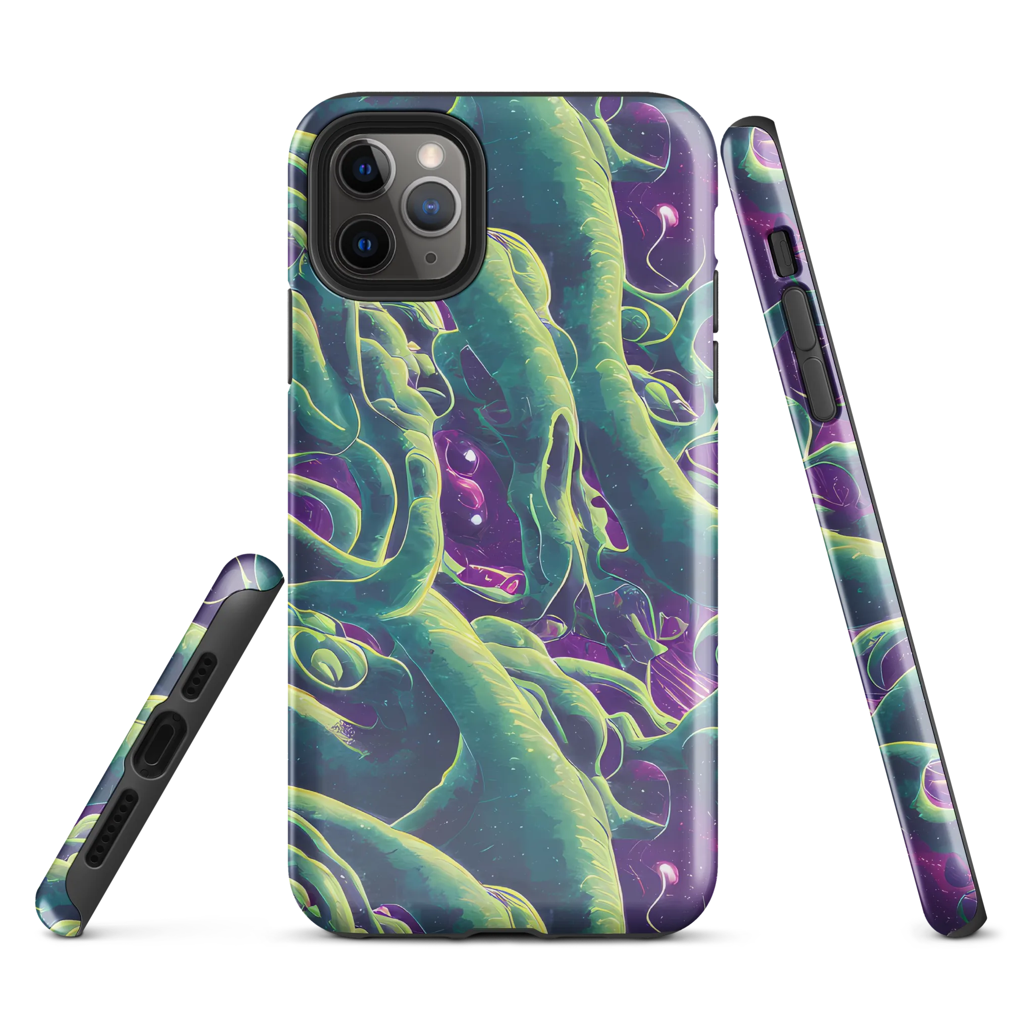 Viridian Flux on Tough Case for iPhone® — Front
