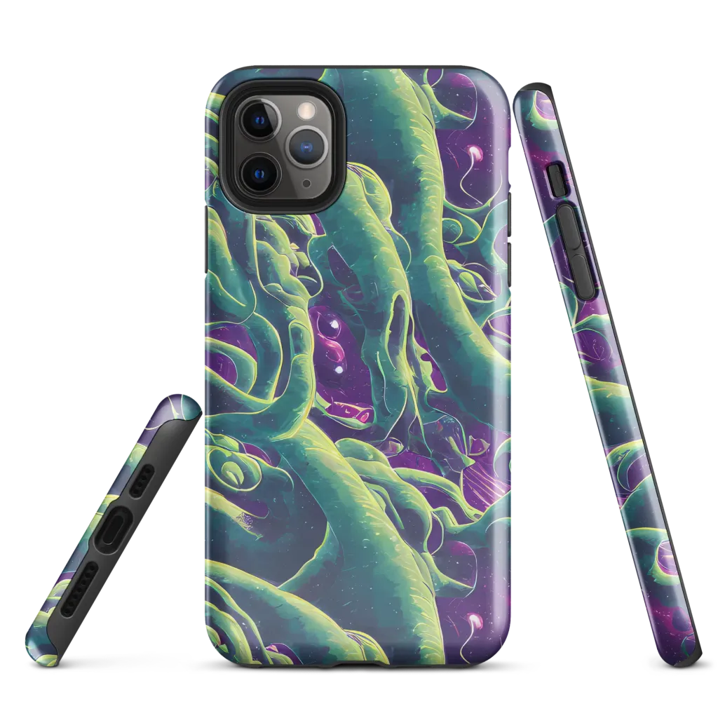 Viridian Flux on Tough Case for iPhone® — Front