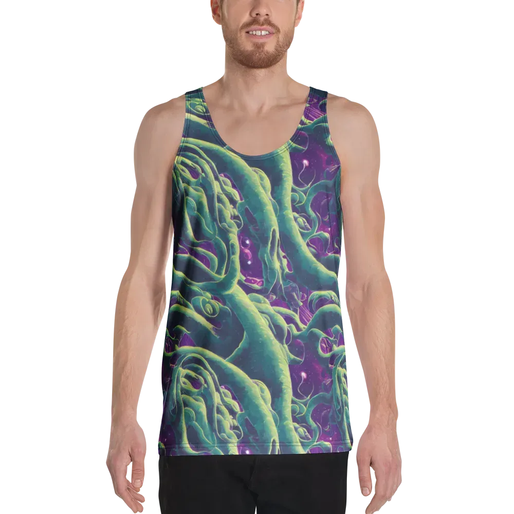 Viridian Flux on Men's Tank Top — Front