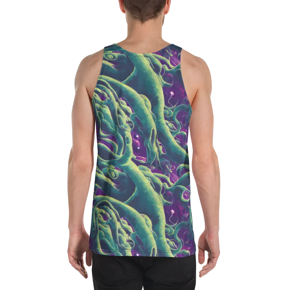 Viridian Flux on Men's Tank Top — Back