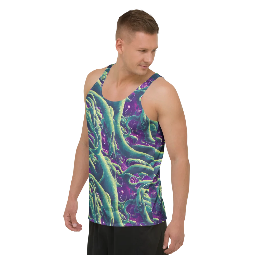 Viridian Flux on Men's Tank Top — Left Front