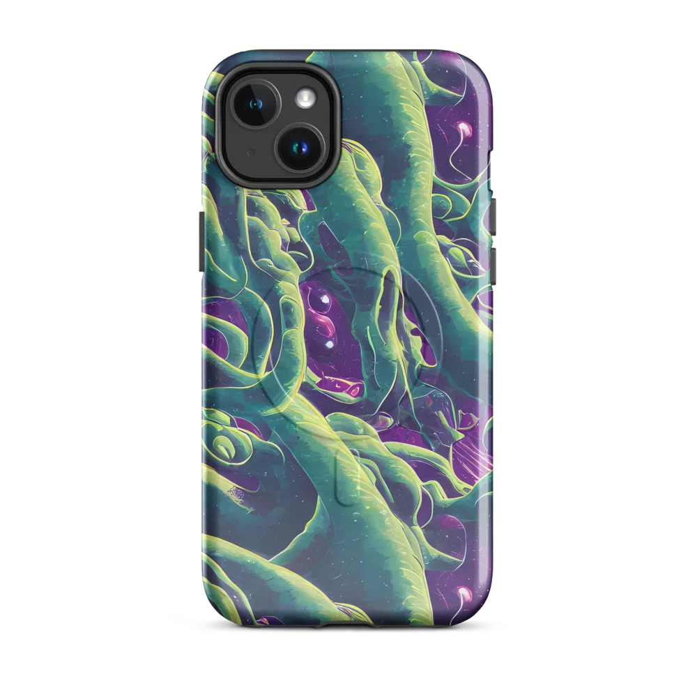 Viridian Flux on MagSafe Tough Case for iPhone® — Front