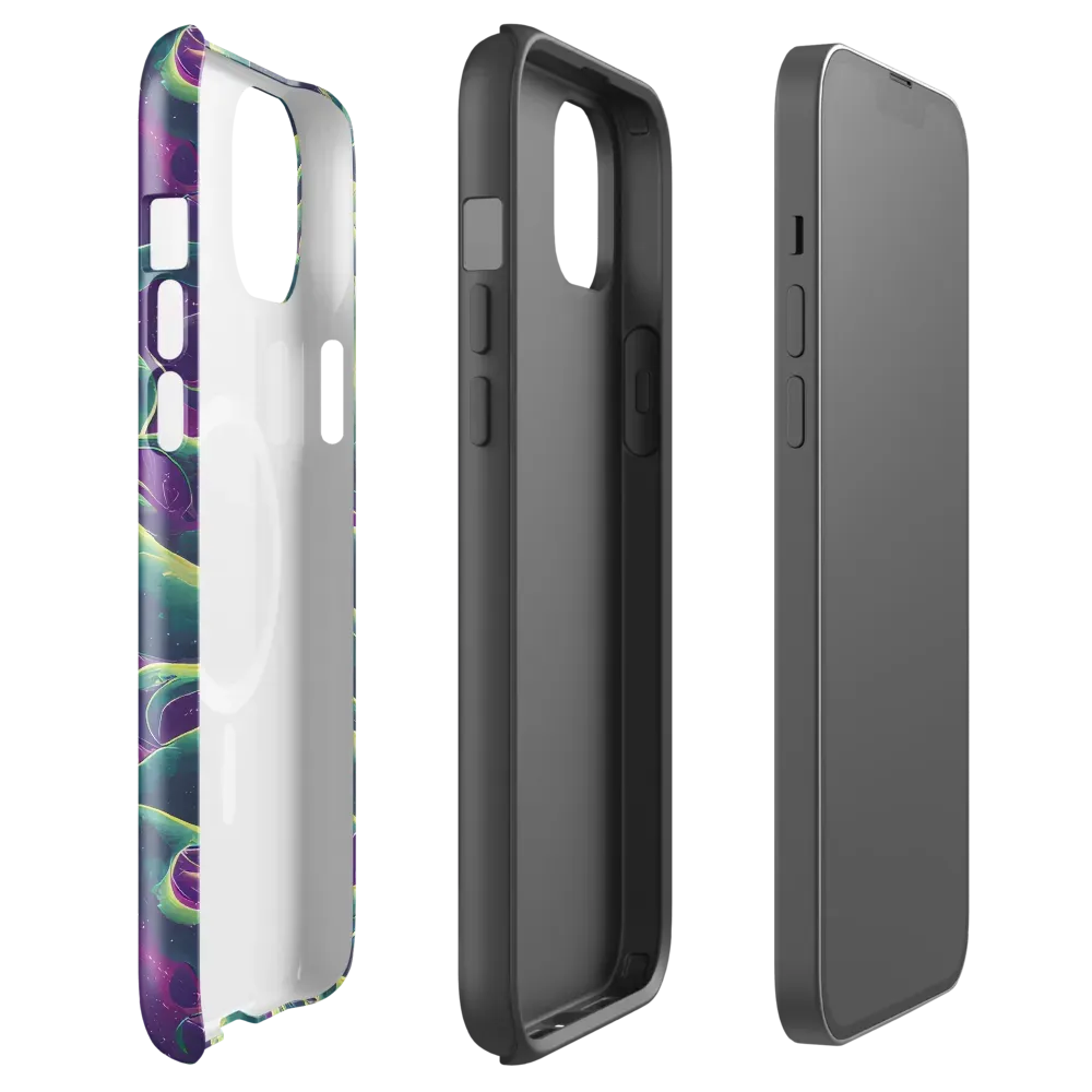 Viridian Flux on MagSafe Tough Case for iPhone® — Front