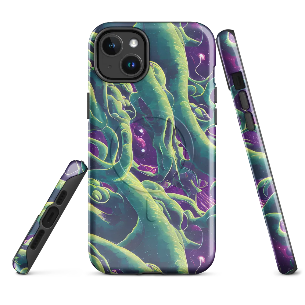Viridian Flux on MagSafe Tough Case for iPhone® — Front