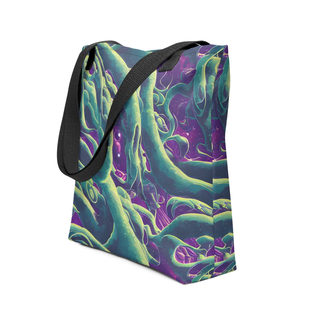 Viridian Flux on Tote Bag — Front