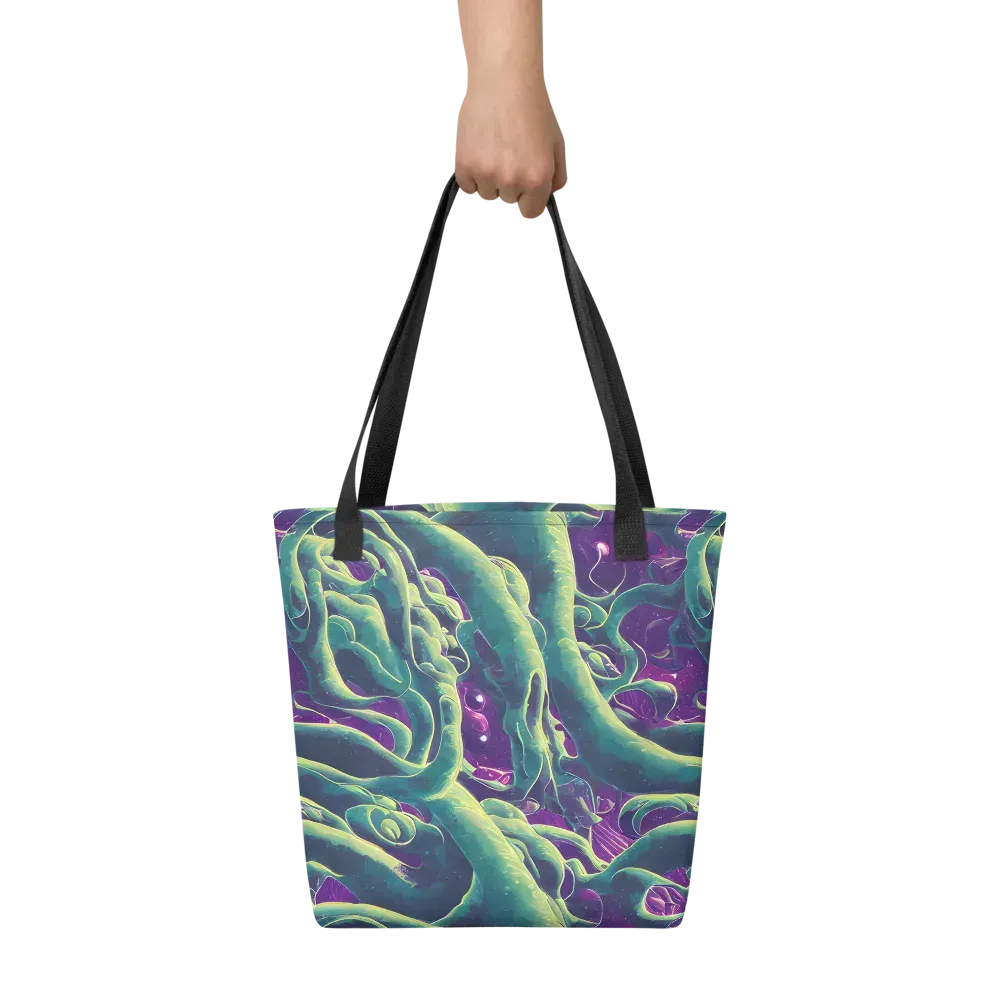 Viridian Flux on Tote Bag — Front